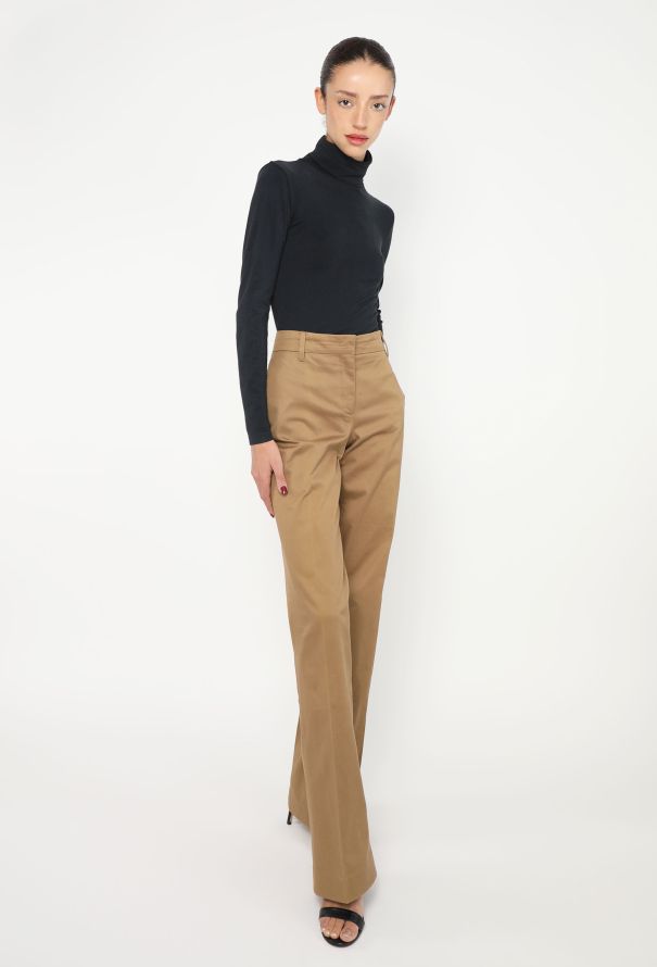 Prada Classic Gabardine Bootcut Trousers - 1