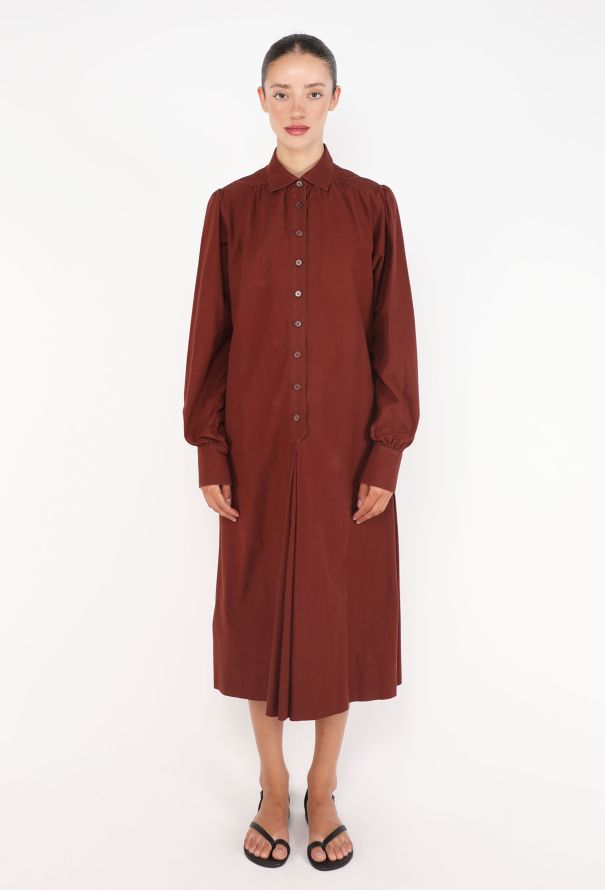 Saint Laurent Belted Saharan Cotton Tunic, 1970s - 2