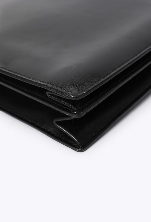 Hermès Vintage Black Box Quirus Briefcase - 9