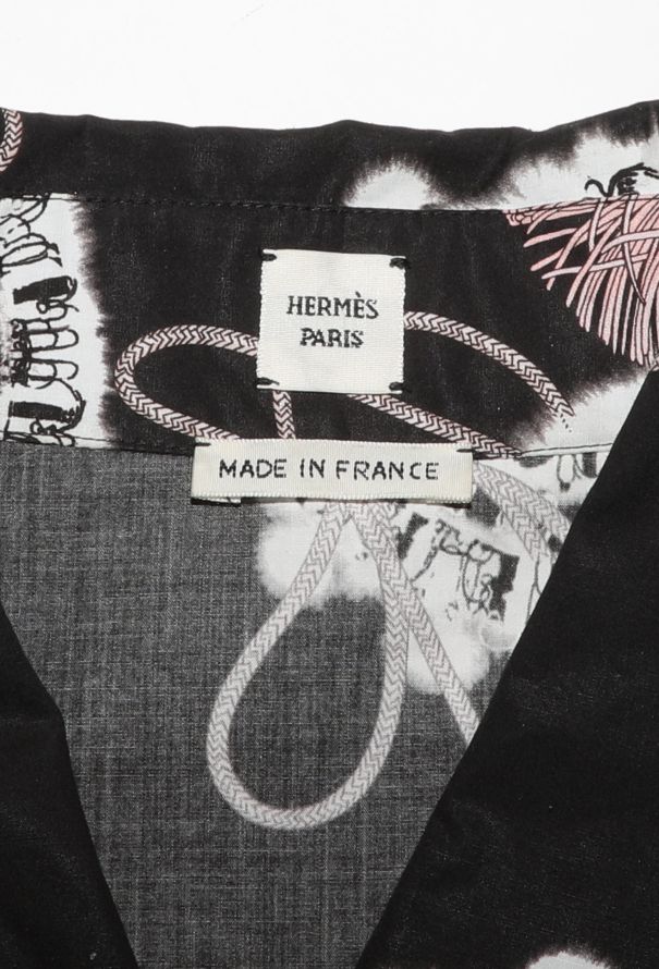 Hermès S/S 2022 ‘Cliquetis' Aquarelle’ Shirt - 6