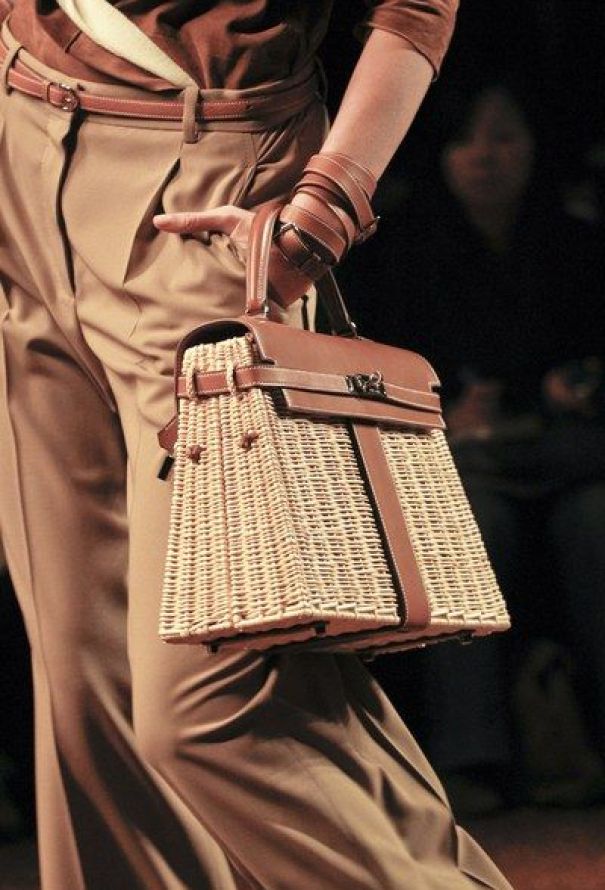 Hermès First Edition Barenia & Osier Picnic Kelly 35 - 2