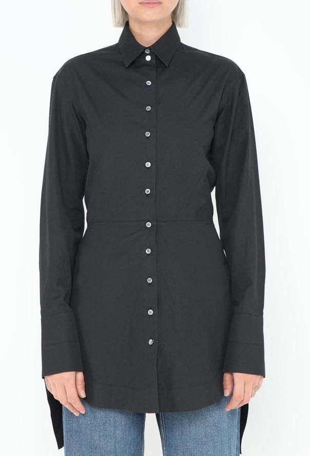 Alaïa Couture 2003 Fluted Peplum Shirt - 1