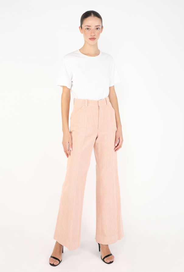 Chloé Pre-Fall 2023 Flared Corduroy Suit - 4