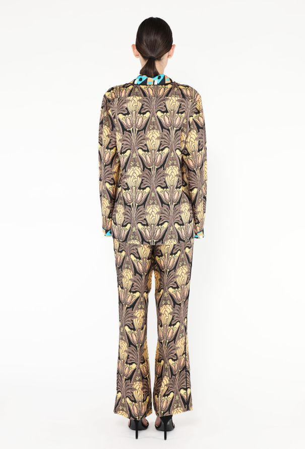 Prada Resort 2010 Silk Pajama Ensemble - 6