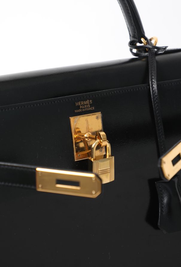 Hermès Vintage Black Box Kelly Sellier 32 - 16