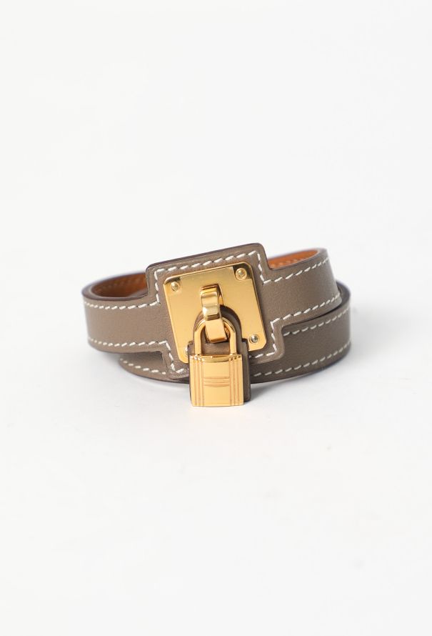 Hermès Taupe Epsom 'O'Kelly' Bracelet - 1