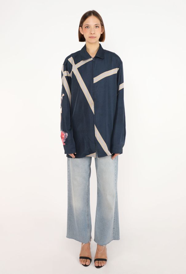 Yohji Yamamoto Pin-Up Printed Overshirt, 2002 - 3