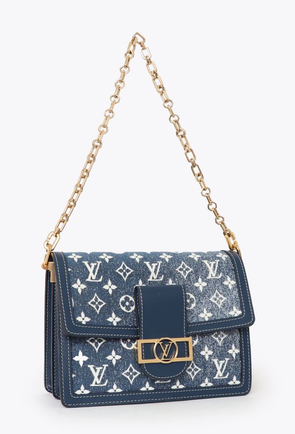 Louis Vuitton 2022 Denim Dauphine MM Bag - 3
