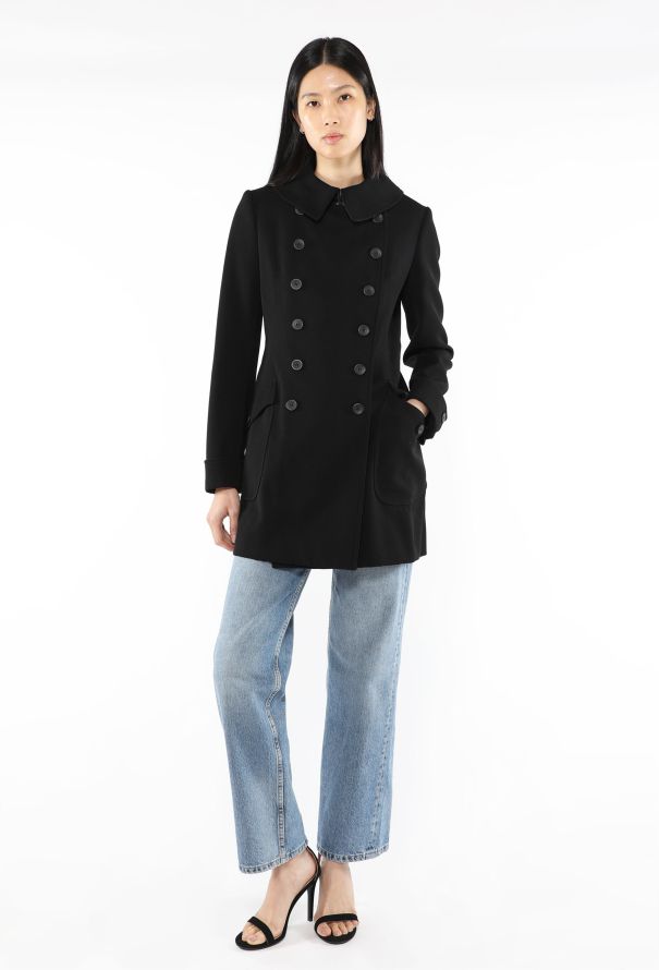 Alaïa Double-Breasted Peacoat, F/W 2014 - 3