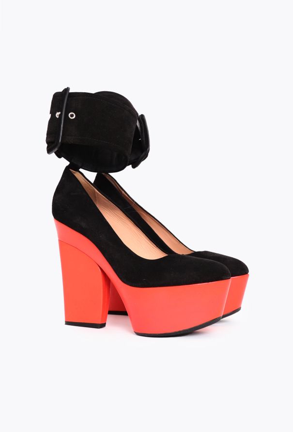Céline S/S 2012 Split Suede Platforms - 3