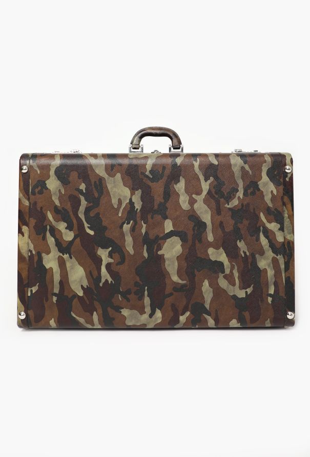 Prada Large Camouflage Travel Trunk - 1