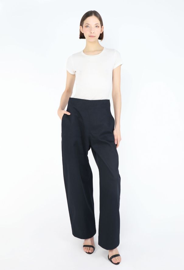 Bottega Veneta S/S 2024 Gabardine Naval Trousers - 1