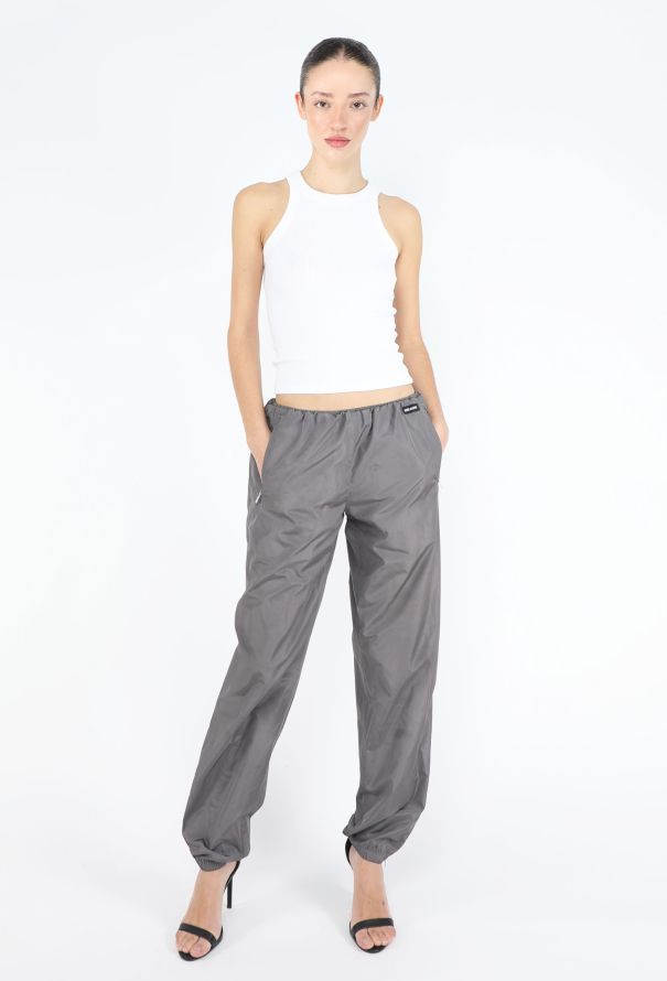 Miu Miu S/S 2025 Mesh Logo Joggers - 4