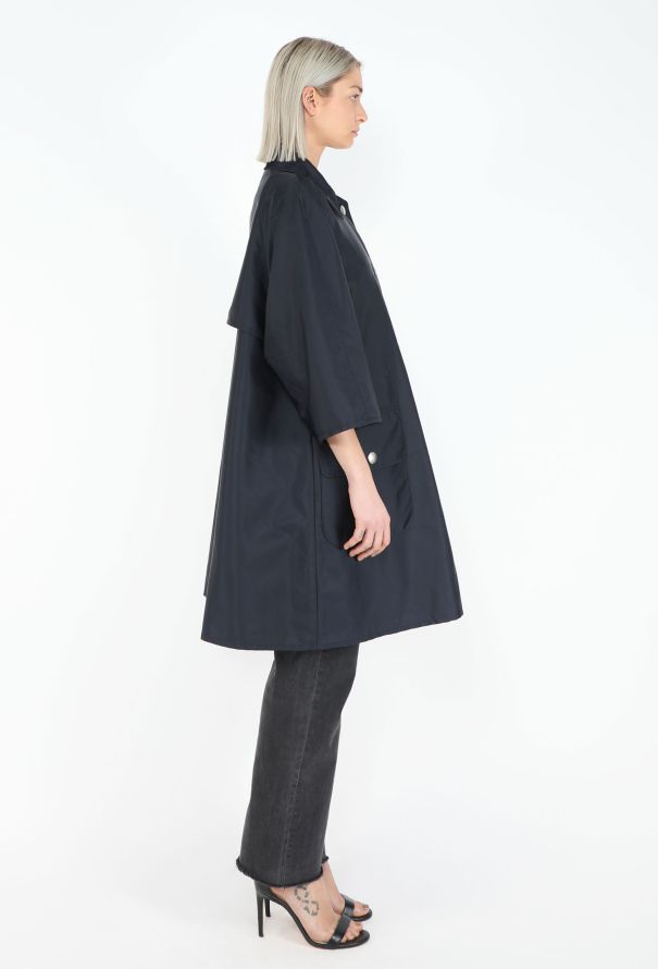 Prada 2014 Nylon Oversized Rain Jacket - 4