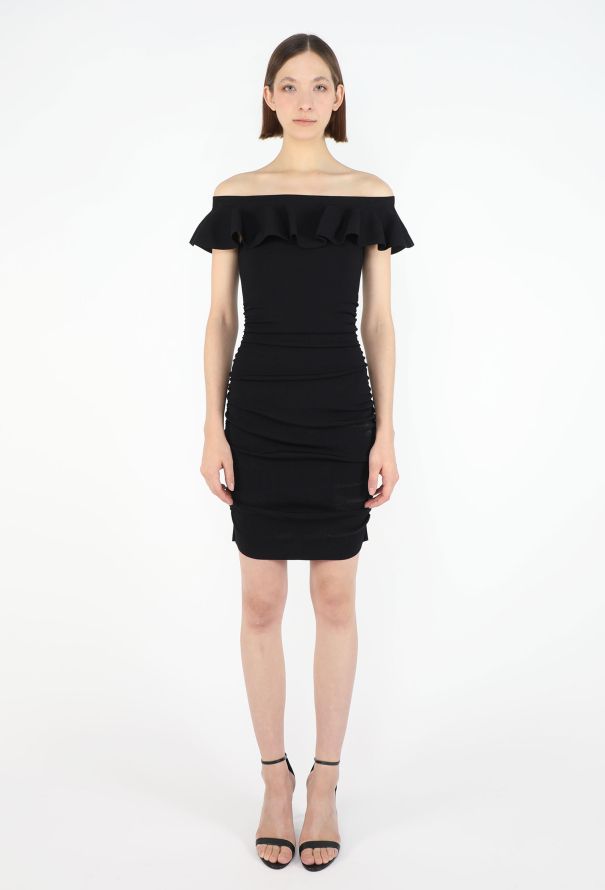 Céline 2024 Off-the-Shoulder Ruched Dress - 3