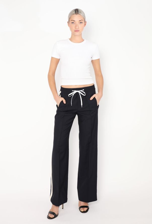Miu Miu Classic Drawstring Track Pants - 1