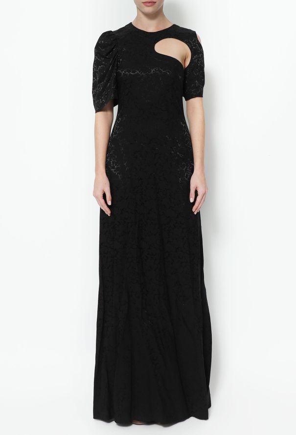 Céline Resort 2017 Jacquard Cut-out Gown - 3