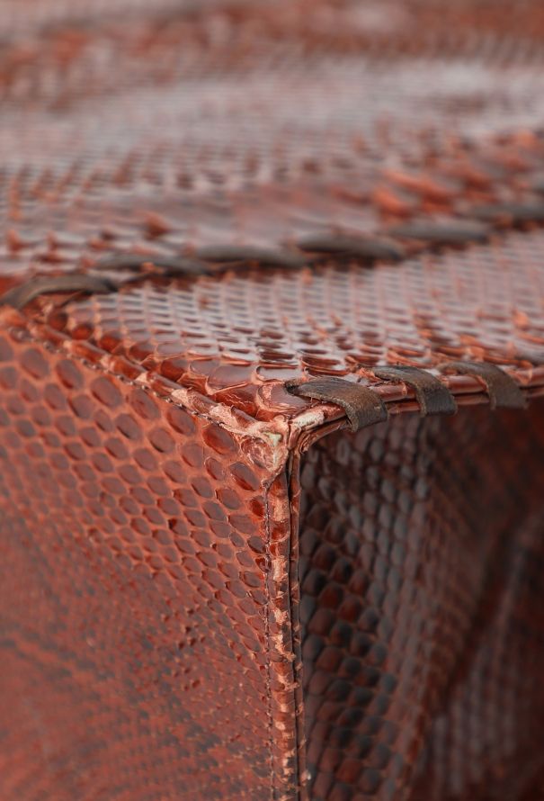 Saint Laurent Vintage Python Tote Bag - 8