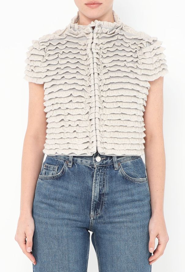 Alaïa Tiered Ruffled Bolero - 1