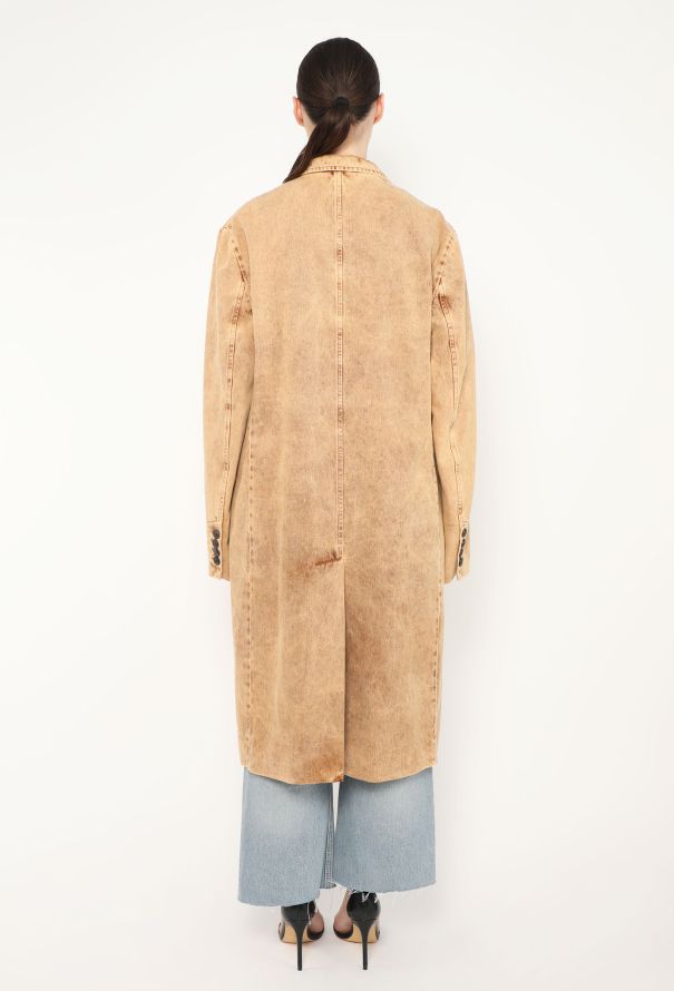 Miu Miu S/S 2023 Denim Emblem Coat - 5