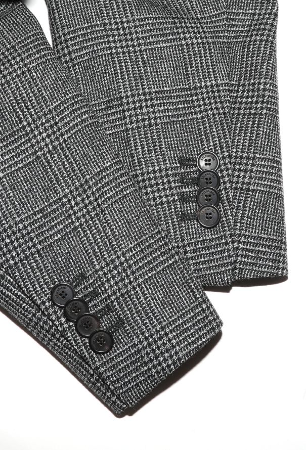 Balenciaga F/W 2018 Checkered Hourglass Blazer - 8