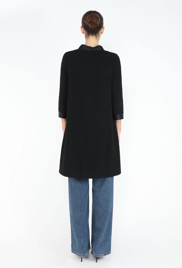 Chanel F/W 2005 Felted Bow Swing Coat - 4