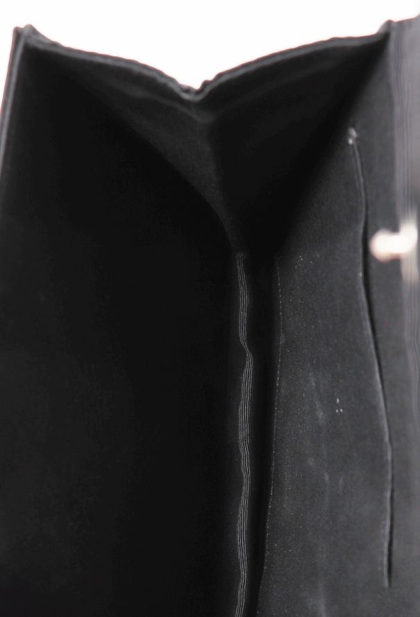 Saint Laurent '80s Black Couture Clutch - 13