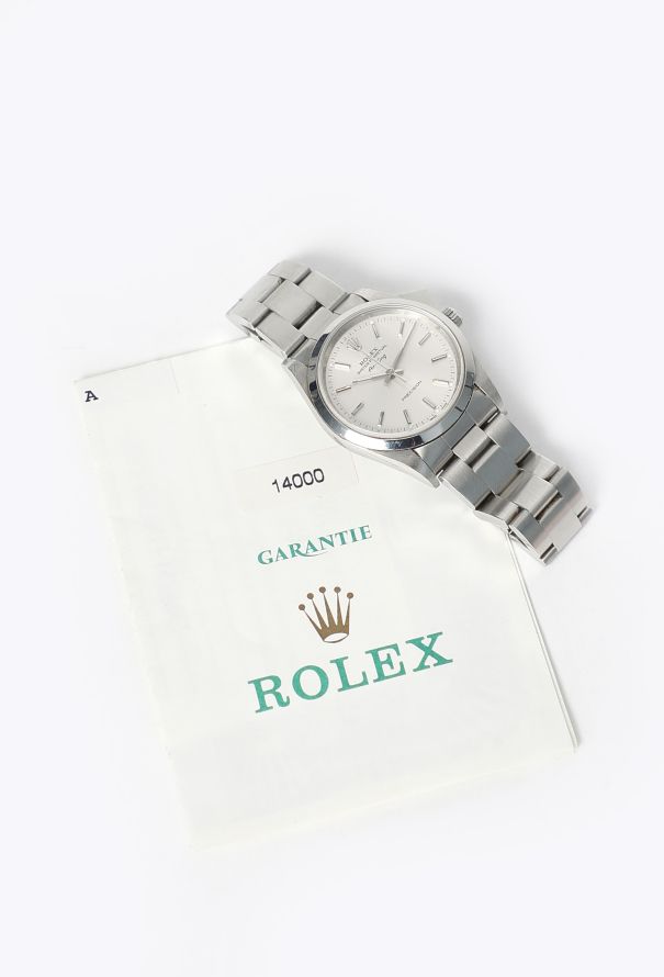 Rolex Air-King Silver Dial & Stainless Steel Watch - 1