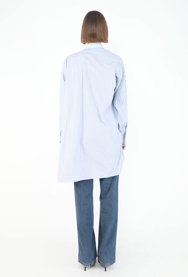 Loewe S/S 2018 Asymmetrical Pinstripe Tunic - 6