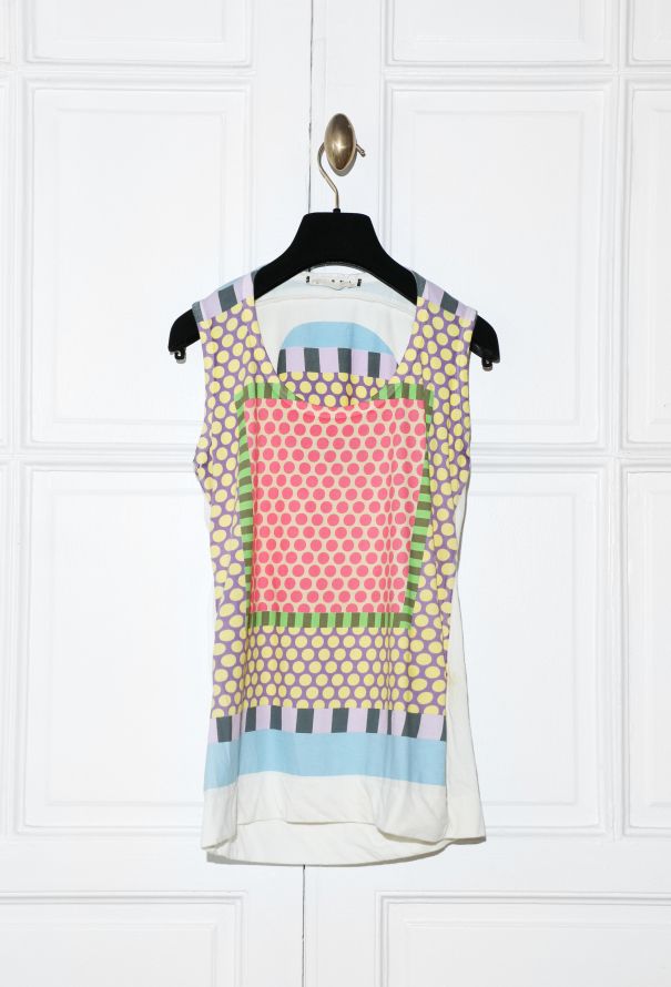 Marni Polka Dot Cotton Tank - 1