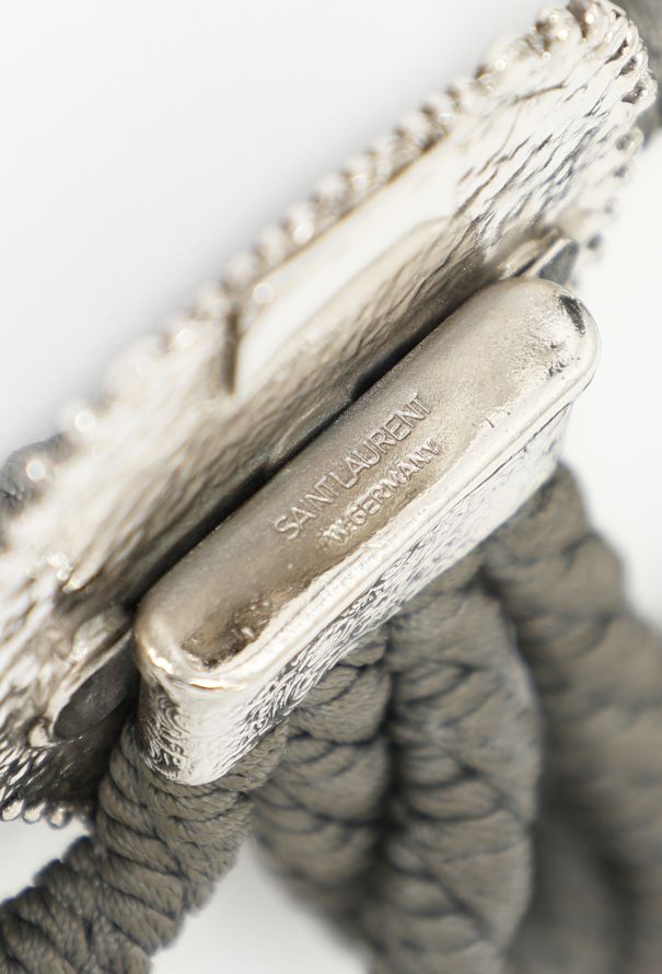 Saint Laurent Collector F/W 1978 Cabochon Cord Belt - 6