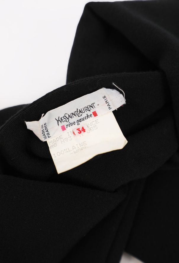 Saint Laurent Knit Fringed Scarf, Fall 1992 - 5
