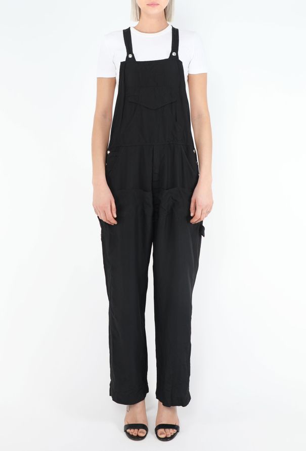 Balenciaga 2003 Silk Utility Overalls - 3