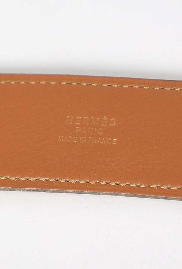 Hermès RARE 1988 Zebra Gilded Belt - 5