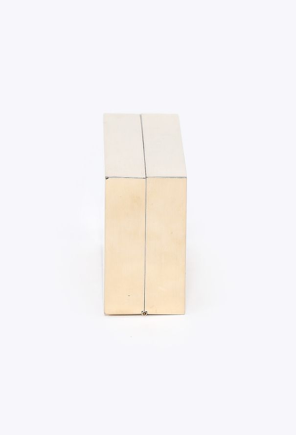 Calvin Klein Vintage Metal Box Clutch - 5