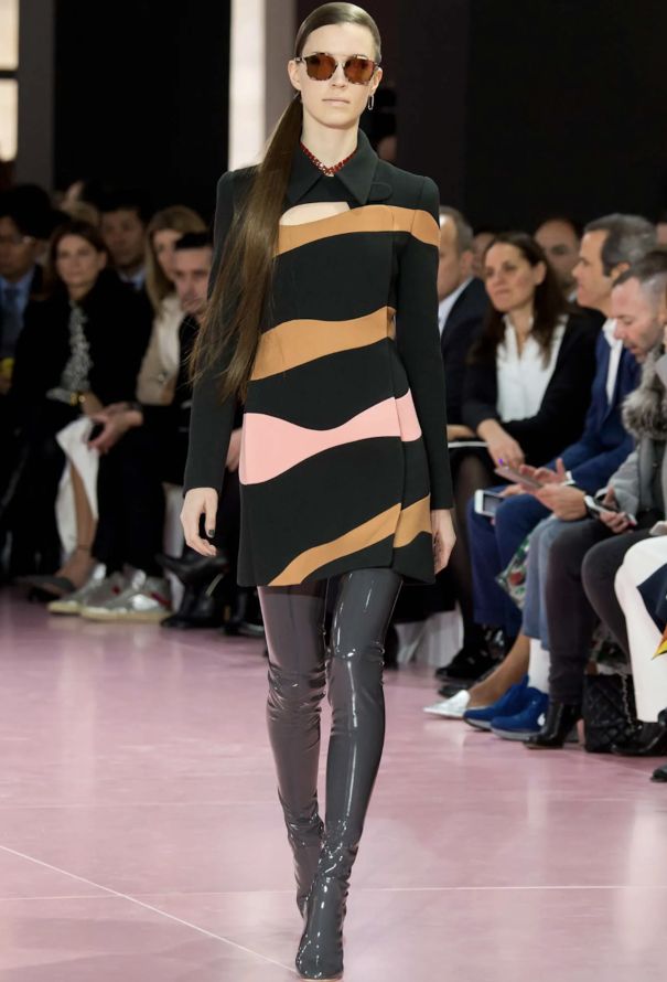 Dior F/W 2015 Abstract Mod Coat - 2