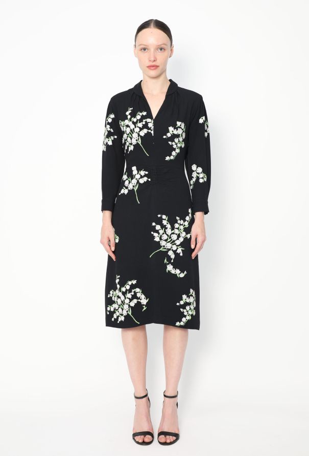 Miu Miu F/W 2011 Embroidered Crêpe Dress - 1