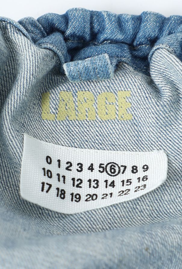 Maison Margiela 2004 Denim Large Hobo Bag - 12