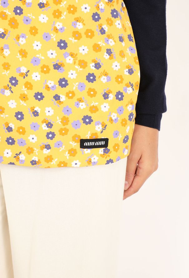 Miu Miu Trompe L'Œil Floral Cardigan, S/S 2026 - 5