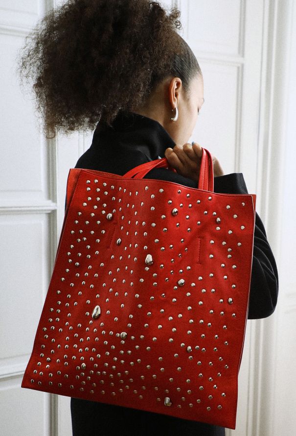 Céline S/S 2017 Studded Vertical Tote Bag - 5