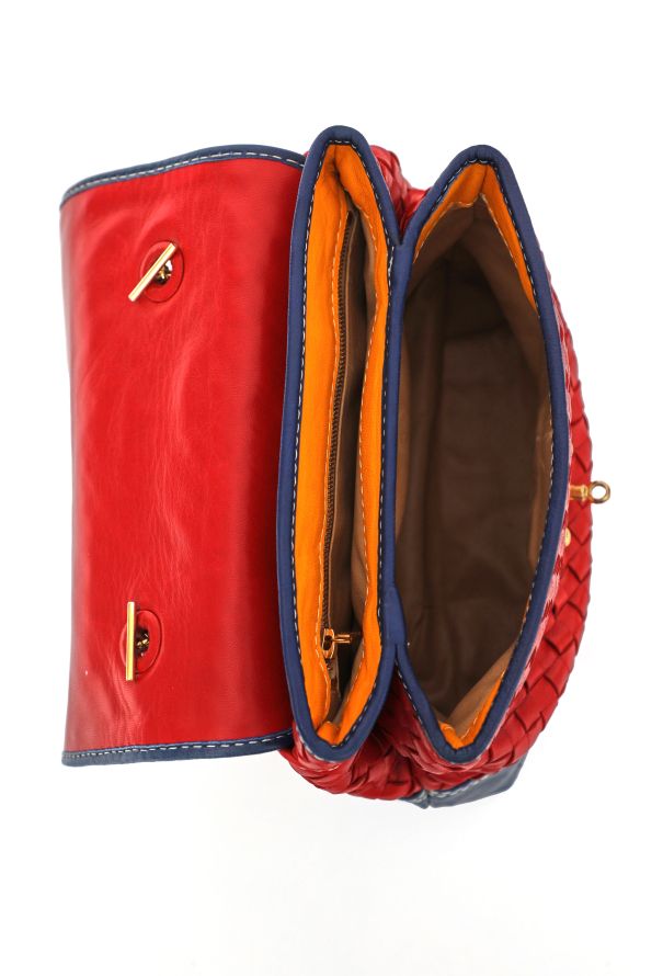 Bottega Veneta Vintage Tricolor Intrecciato Crossbody Bag - 12