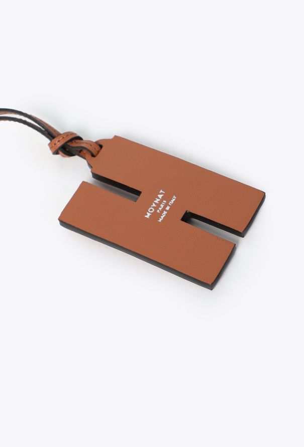 Moynat Calfskin 'H' Bag Charm - 4