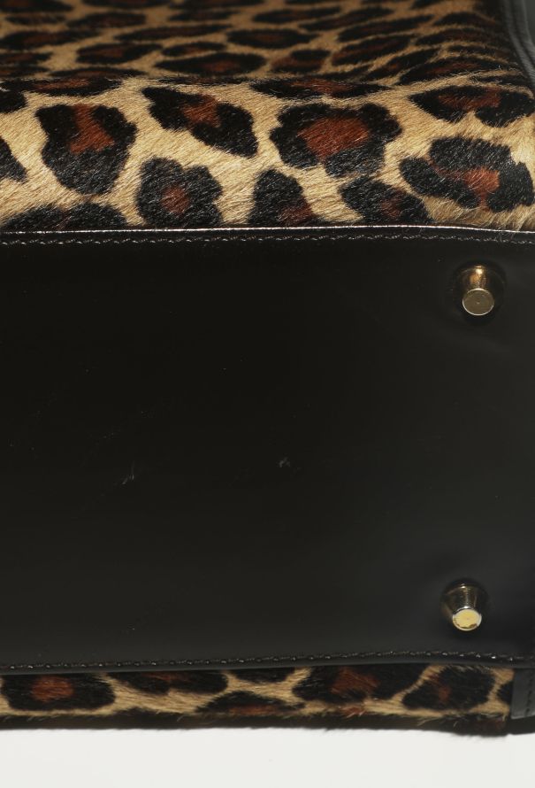 Dior '90s Leopard Large Lady Dior Bag - 15