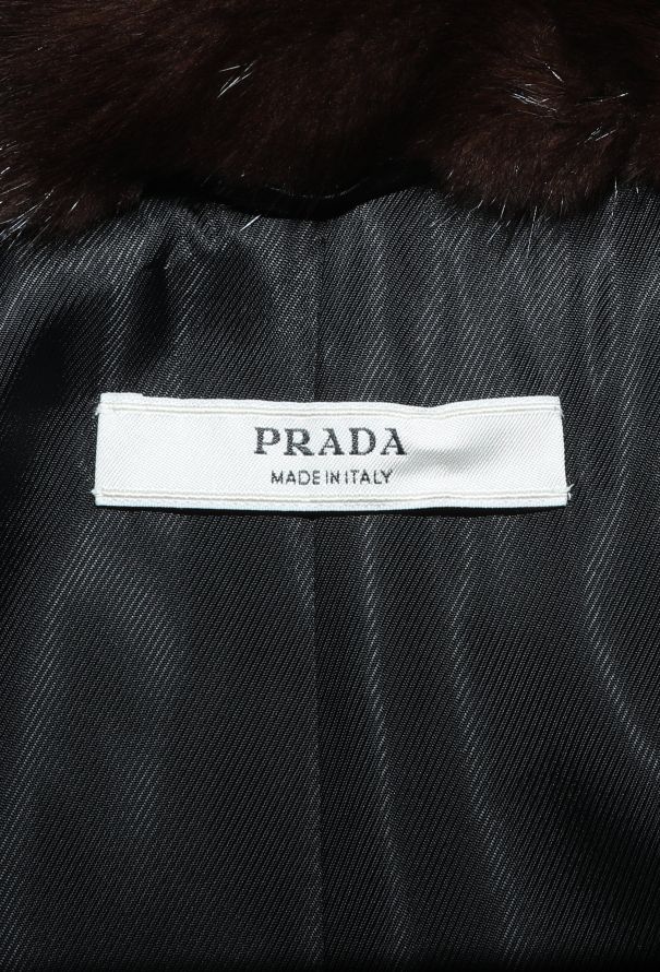 Prada F/W 2004 Belted Silk Printed Trench - 7
