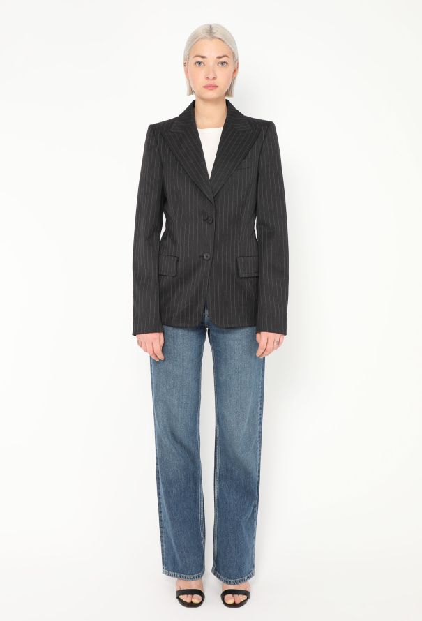 Gucci S/S 2005 Tailored Pinstripe Blazer - 1