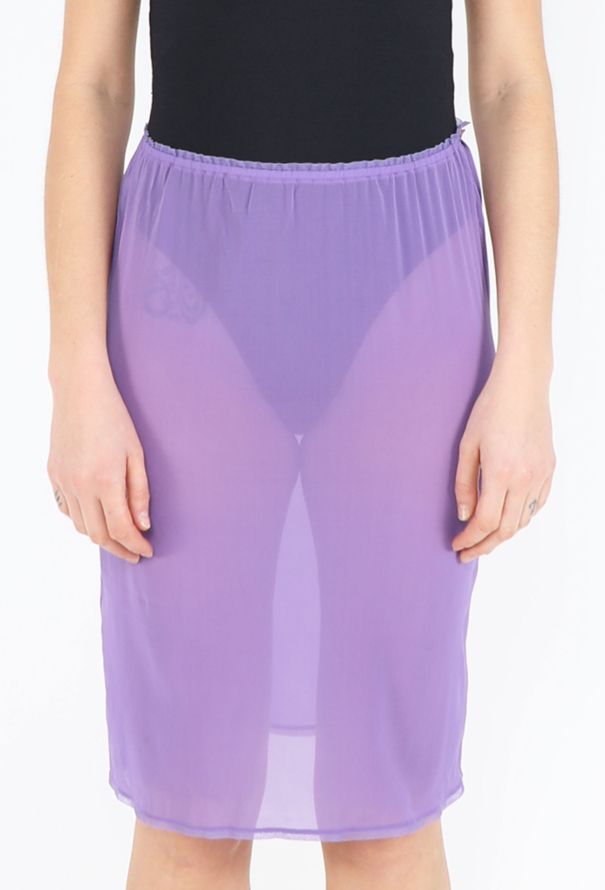 Prada Late '90s Silk Slip Skirt - 2