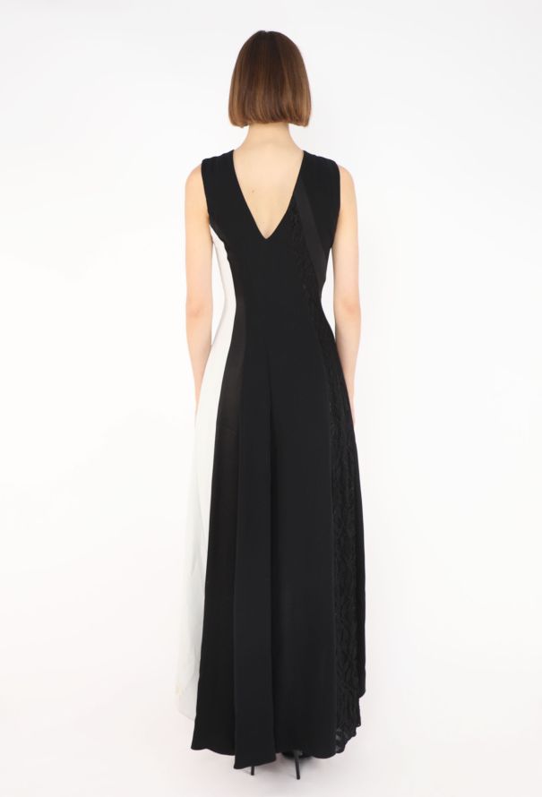 Dior Colorblock Lace Panel Dress, Resort 2014 - 6