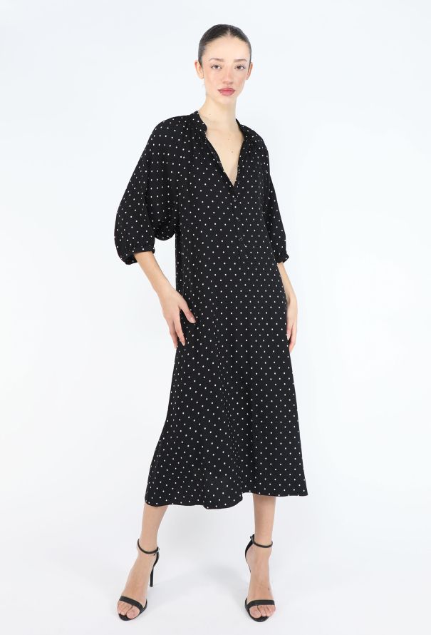 Céline S/S 2021 Polka Dot Crêpe Dress - 4