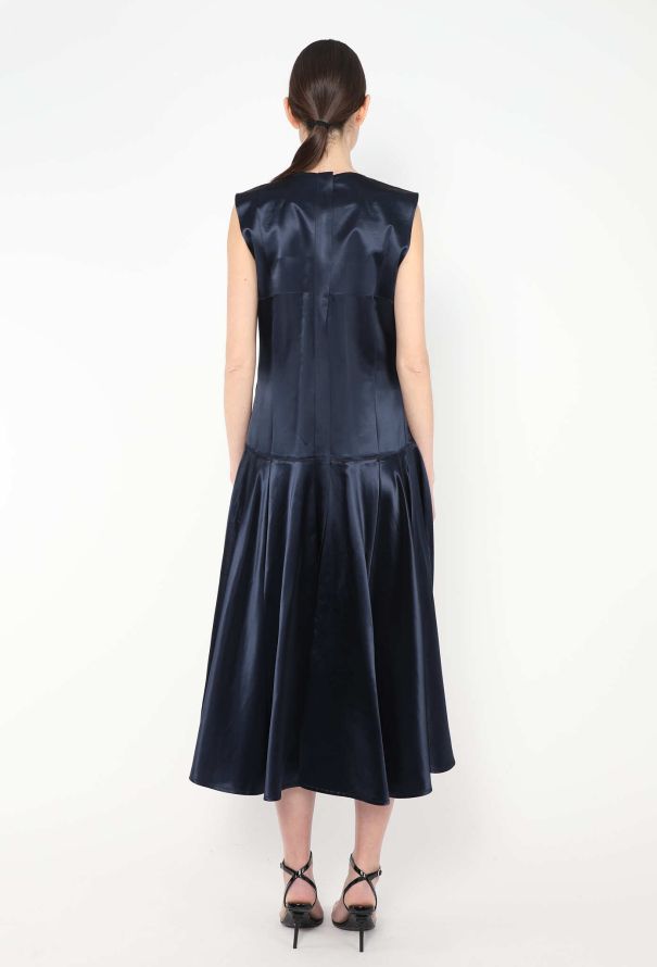 Céline F/W 2016 Ruched Charmeuse Dress - 4