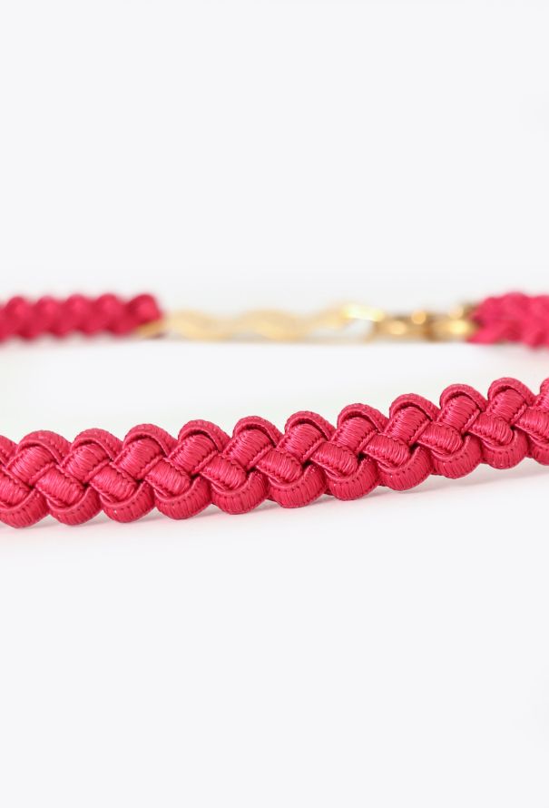 Saint Laurent Vintage Metallic Braided Cord Belt - 3 Saint Laurent Vintage Metallic Braided Cord Belt - 3